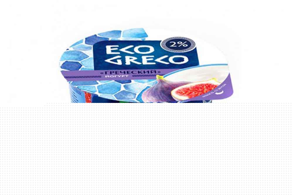 Йогурт Греческий 2% и наполнитель фруктовый пастеризованный Инжир стакан 130г
