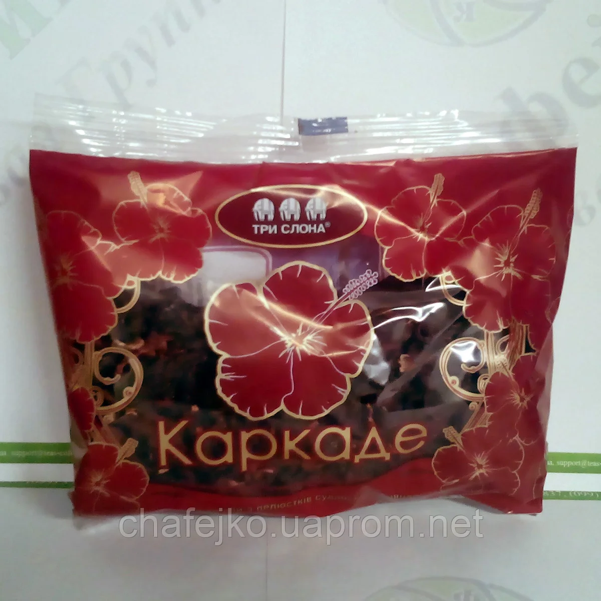 Чай Три слона Каркаде травяной 100г