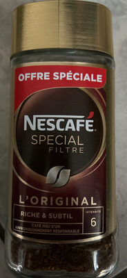 NESCAFE SPECIAL FILTRE L'Original, Café Soluble, Flacon de 200g