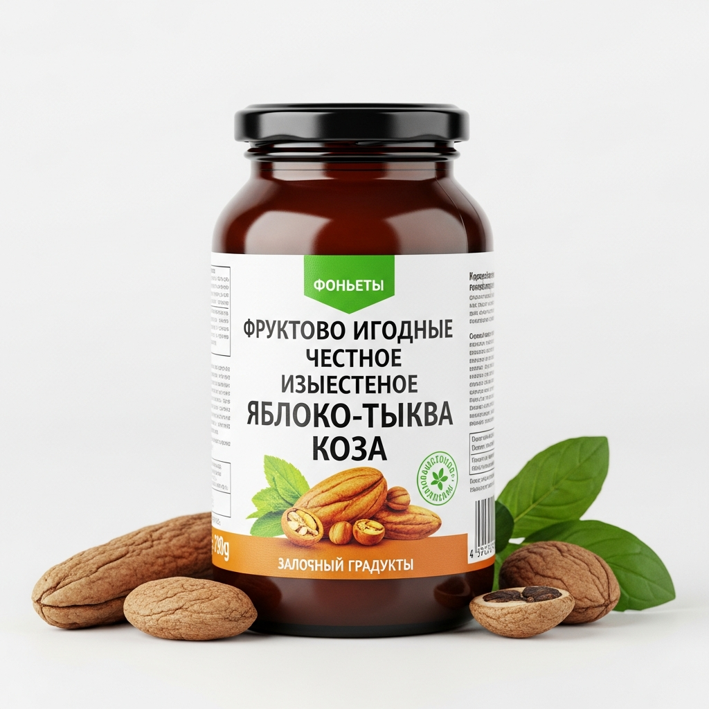 Конфеты фруктово-ягодные Местное известное яблоко-тыква Хоба