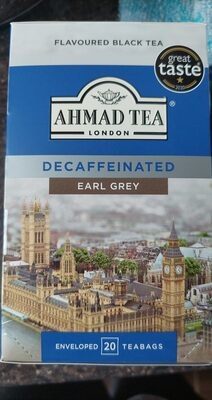 AHMAD TEA DECAFFEINATED EARL GREY
