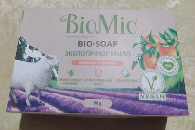 Biomio мыло апельсин и лаванда