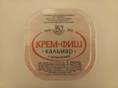 Крем-Фиш Кальмар с креветками