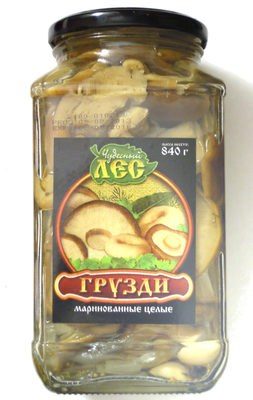 Грузди маринованные целые