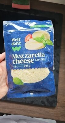 Mozzarella cheese grated