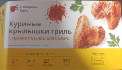 Куриные крылышки гриль с ароматными специями