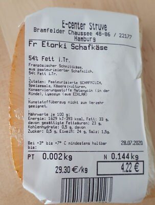 Etorki Schafskäse