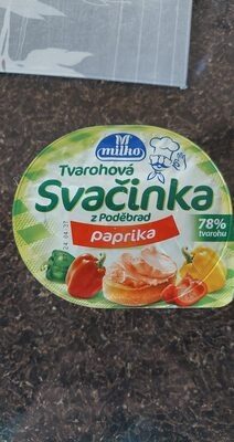 Tvarohová svačinka z Poděbrad paprika