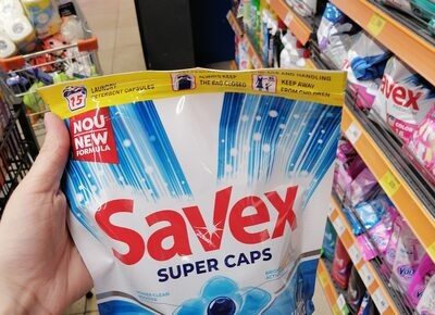 Капсули для прання Savex SUPER Caps Ultra Bright 15 шт