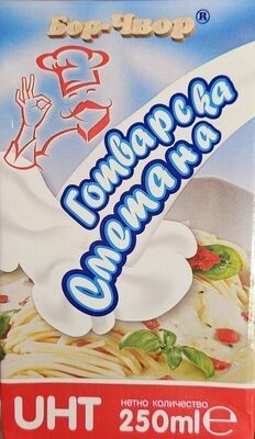 Хомогенизирана сметана за готвене