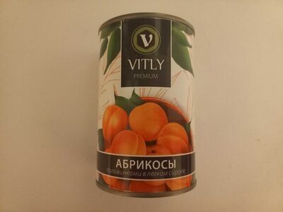 Абрикосы половинками в легком сиропе