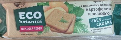 эко ботаника Крекеры с картофелем и зеленью Eco-botanica