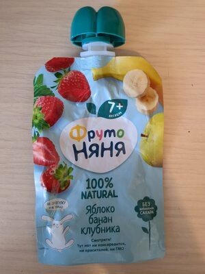 ФН ПЮРЕ ЯБЛОКО БАНАН КЛУБНИКА