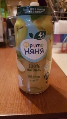 Пюре яблочное Фруто Няня