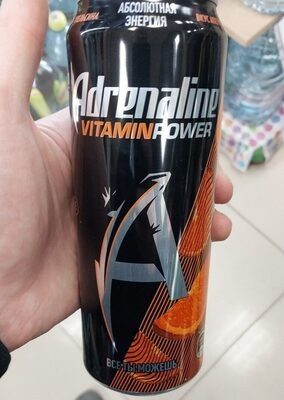 Adrenaline Vitaminpower со вкусом апельсина