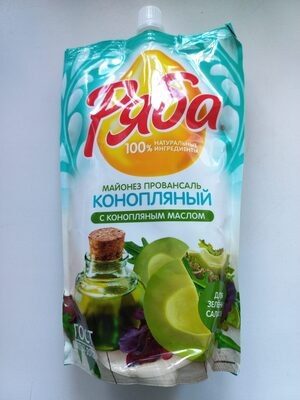 Майонез провансаль Конопляный с конопляным маслом