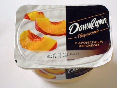 Творожный с ароматным персиком