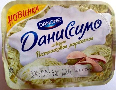 Даниссимо со вкусом Фисташковое мороженое