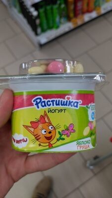 Йогурт Растишка яблоко груша 118г