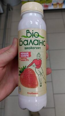 Биойогурт питьевой Bio Баланс клубника 270г
