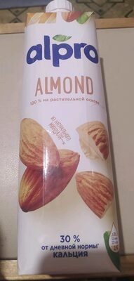 Alpro almond 1л миндальный
