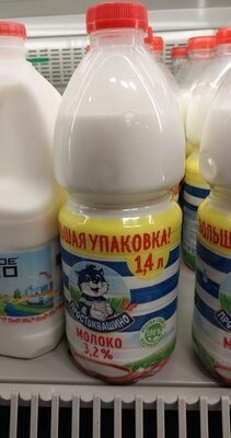 молоко простоквашино 3.2%
