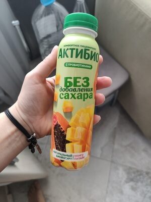 Биойогурт. Манго, папайя без сахара