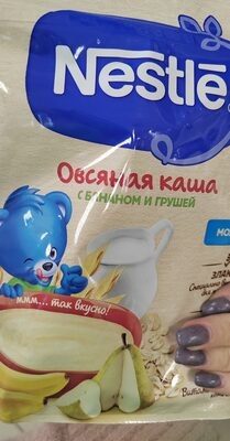 Нестле овсянная каша с бананом и грушей