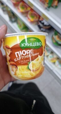 пюре с белыми грибами
