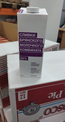 сливки 33%