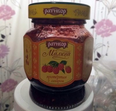 Малина протёртая с сахаром