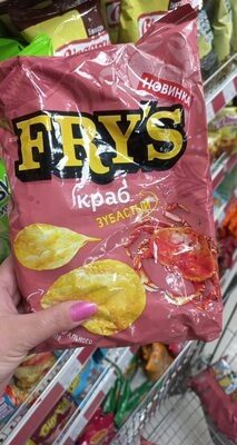 чипсы фрайс зубастый краб маленькие