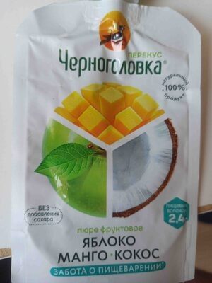 Пюре фруктовые яблоко манго кокрс