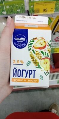 Йогурт груша/злаки