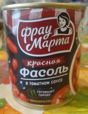Красная фасоль в томатном соусе