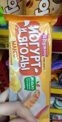 печенье йогурт и ягоды манго смотка