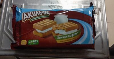вафли AKULCHEV венские с йогуртом