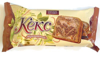 Кекс «Мраморный» с какао