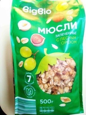 Мюсли запечённые с лесным орехом