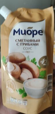 Соус сметанный с грибами