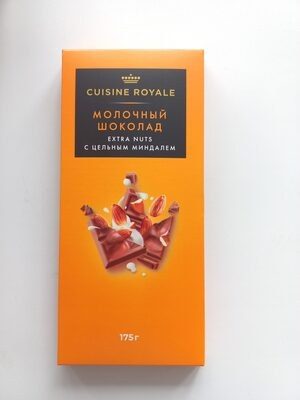 Молочный шоколад с цельным миндалем