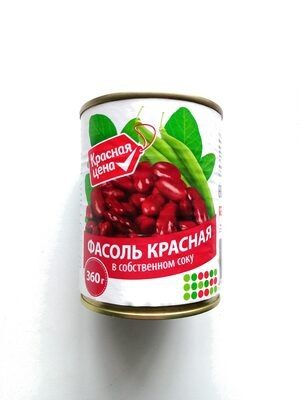Фасоль красная в собственном соку