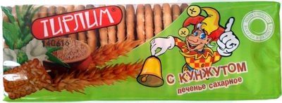 Печенье сахарное с кунжутом