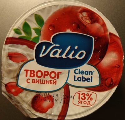 Творог с вишней
