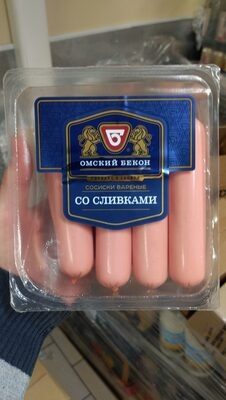 Сосиски Омский бекон со сливками