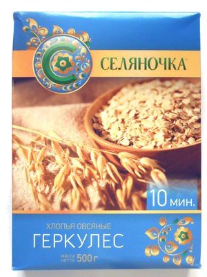 Хлопья овсяные Геркулес