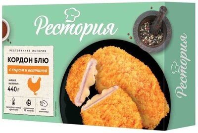 Кордон блю с сыром и ветчиной