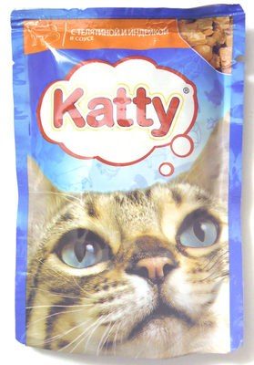Katty с телятиной и индейкой в соусе