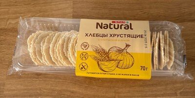 Хлебцы хрустящие с клетчаткой и луком