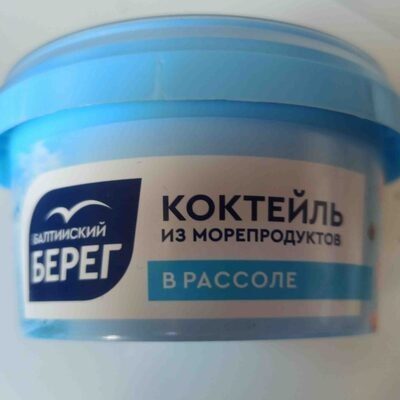 Коктейль из морепродуктов в рассоле